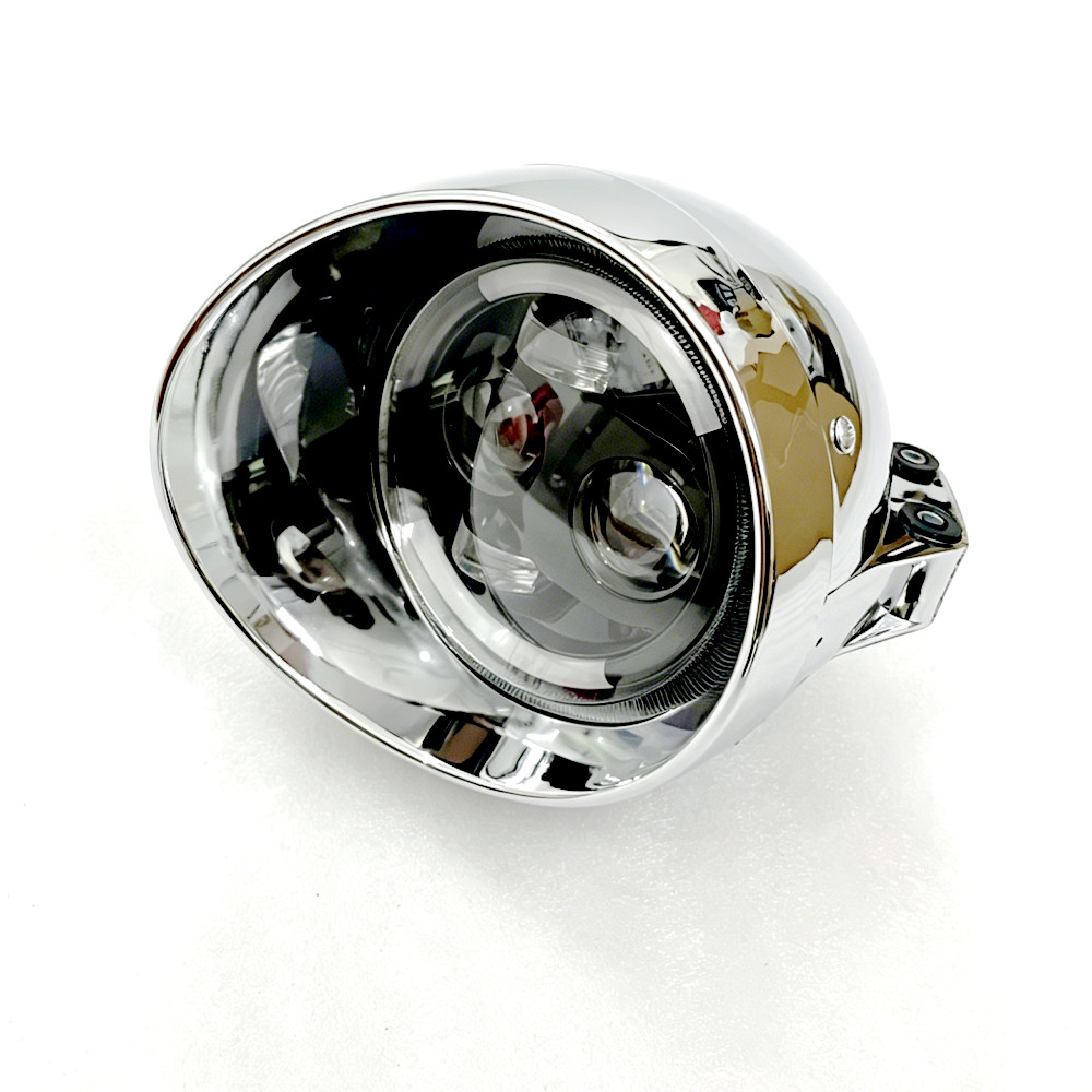 Universal Motorcycle Led Headlight Projector - 유니버설 레트로 12V 오토바이 5.75' LED