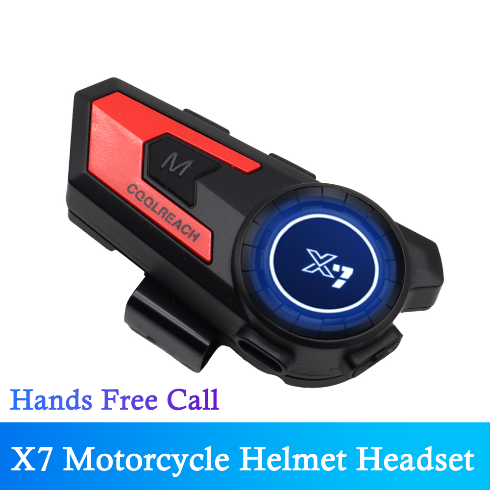 Full Face Motorcycle Helmet With Bluetooth - X7 오토바이 헬멧 헤드셋 무선 블루투스