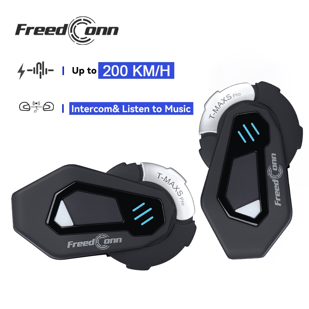 Full Face Motorcycle Helmet With Bluetooth - 프리드콘 T MAX S PRO 오토바이