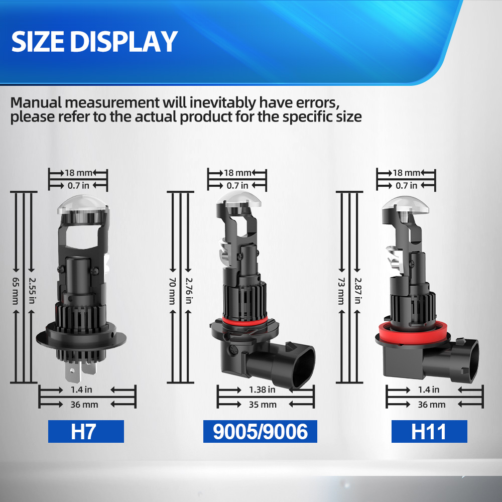 H7 9005/HB3 9006/HB4 H11 led 프 - Universal Motorcycle Led Headlight Projector 리뷰 및 가격