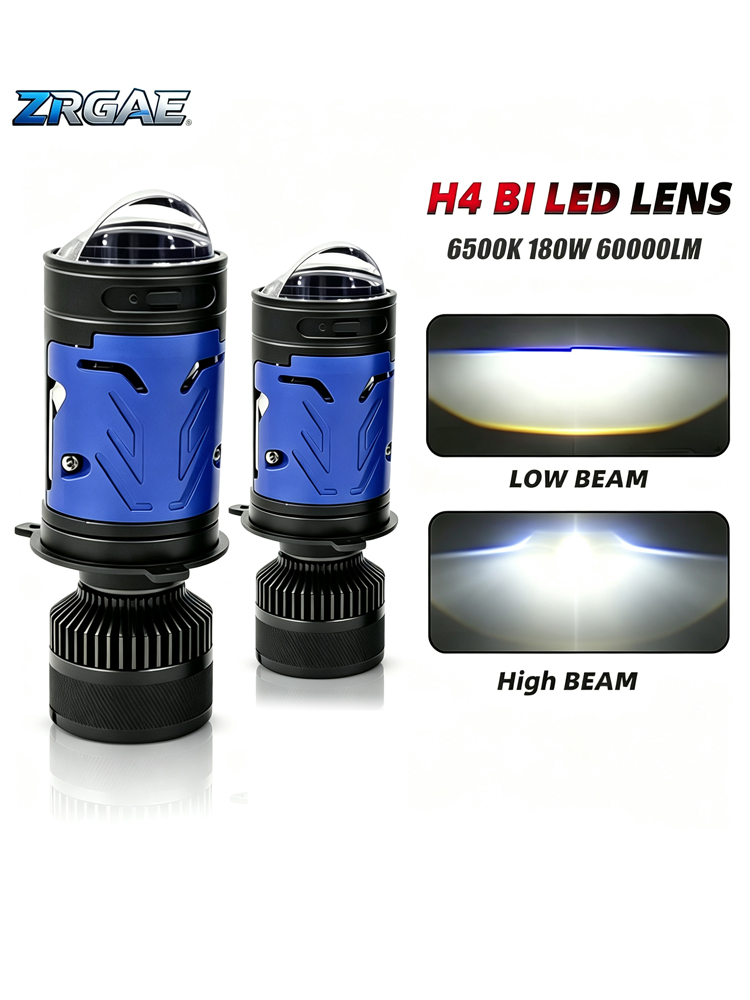 2개입 H4 바이 미니 LED 프로젝터 렌즈 자동차 전 - Universal Motorcycle Led Headlight Projector 리뷰 및 가격