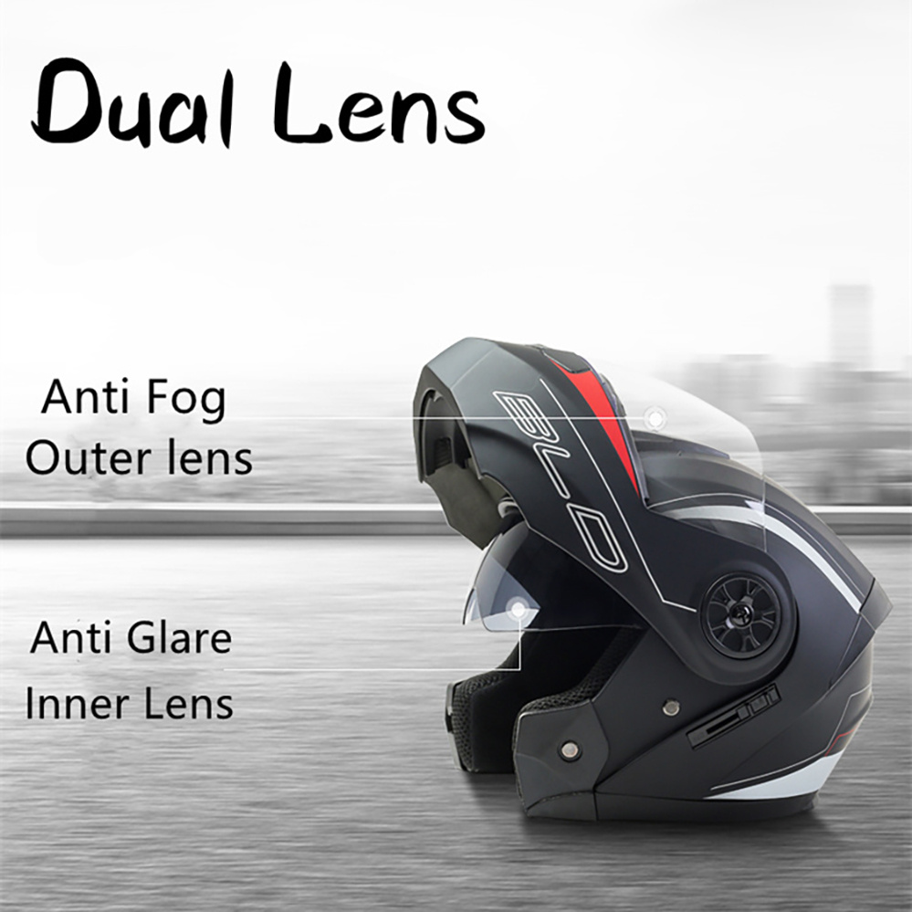 모듈형 이중 렌즈 오토바이 헬멧 최신 플립 페이스 안전 - Full Face Motorcycle Helmet With Bluetooth 리뷰 및 가격